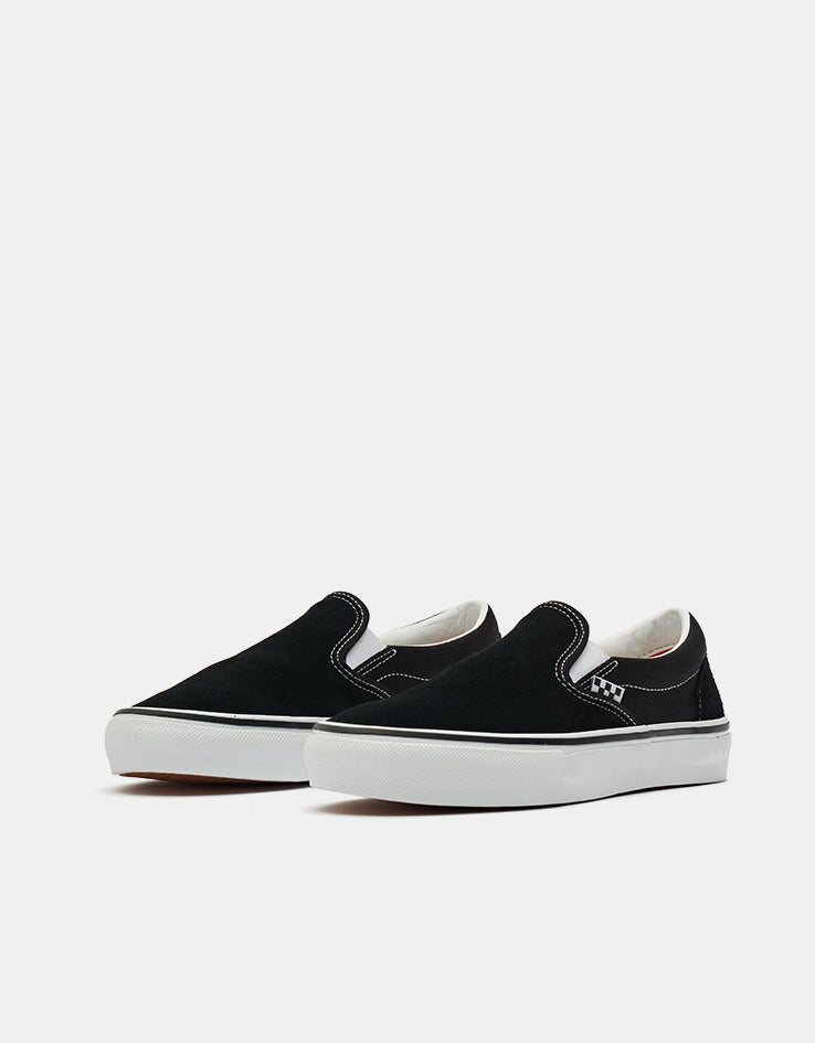 Vans Skate Slip-On Shoes - Black/White