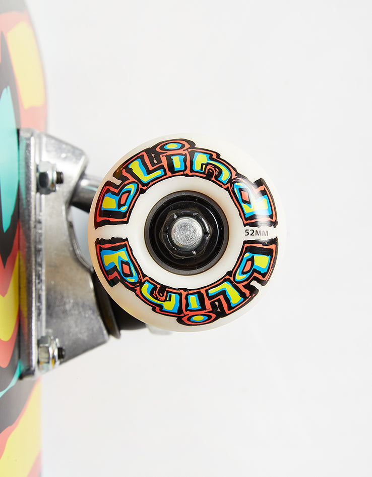 Blind Matte OG Logo Red Teal Complete Skateboard - 7.75"