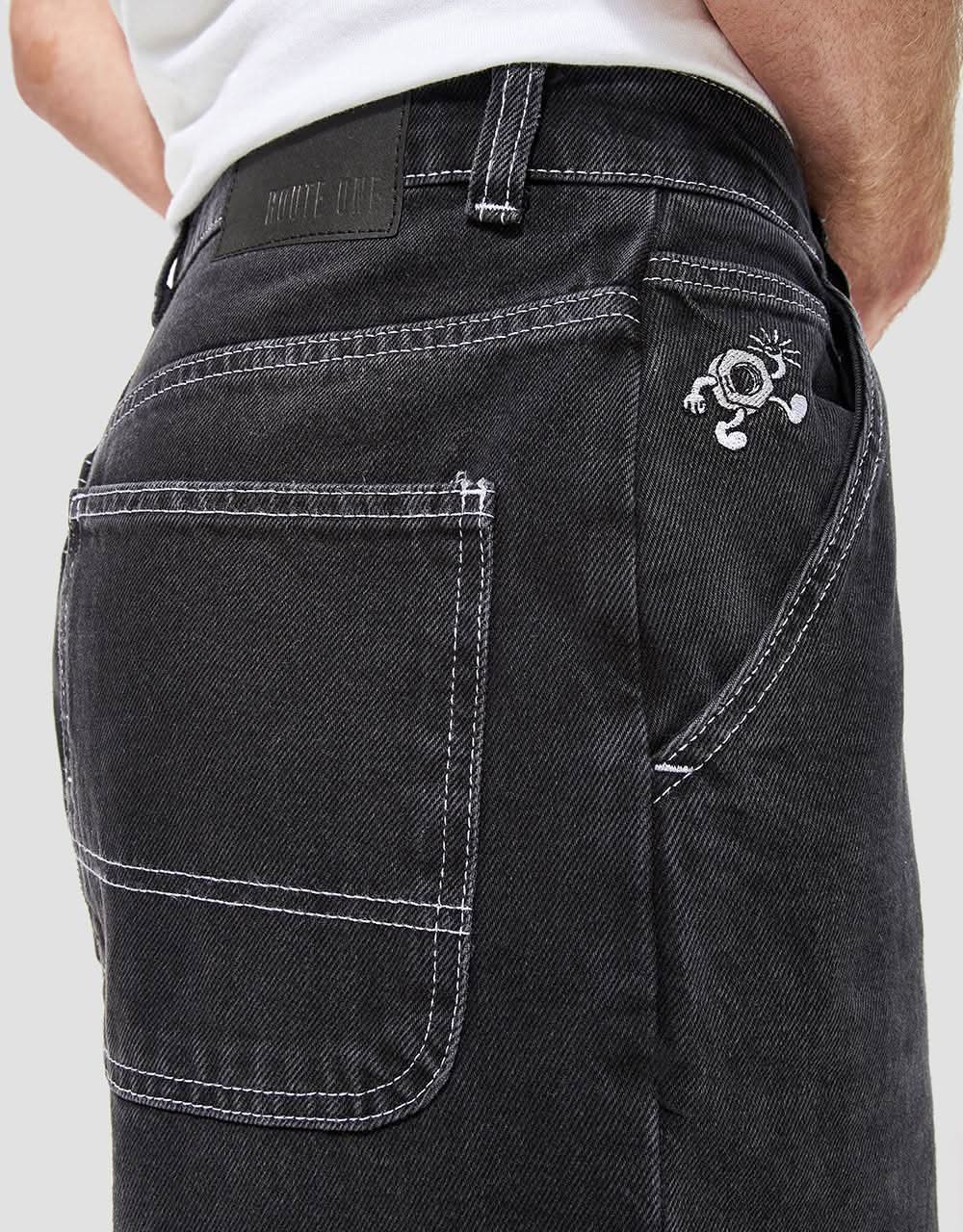 supreme baggy jean Washed Black 34