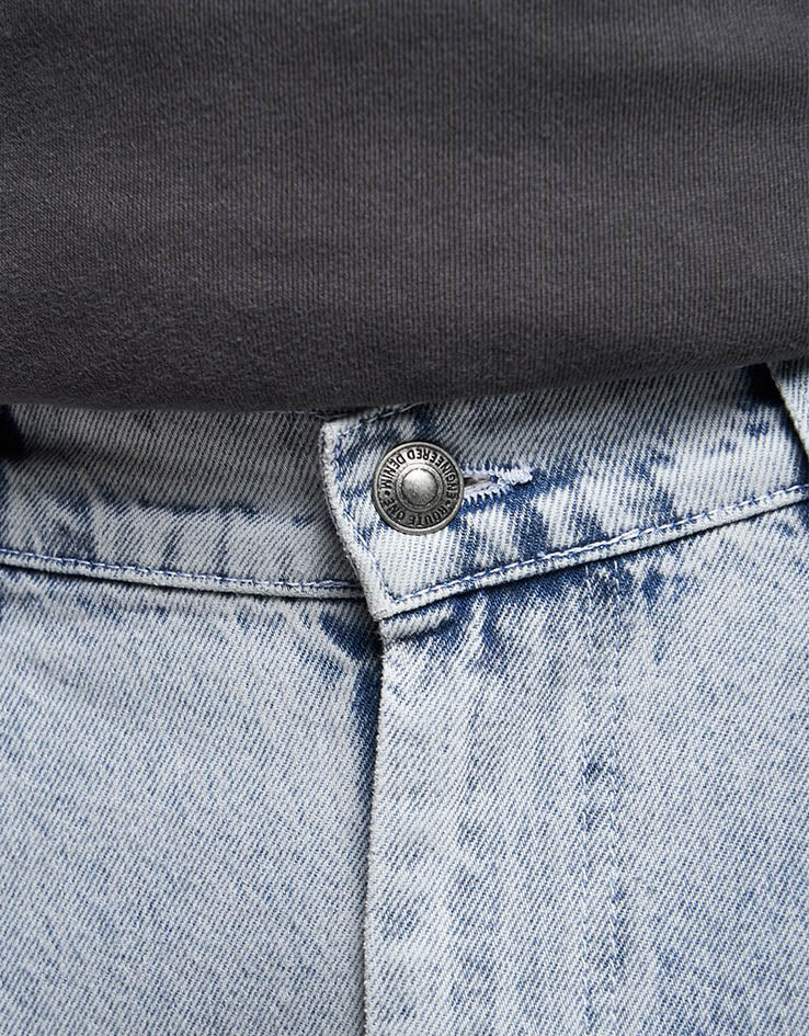 Route One Super Baggy Denim Jeans - Stone Wash