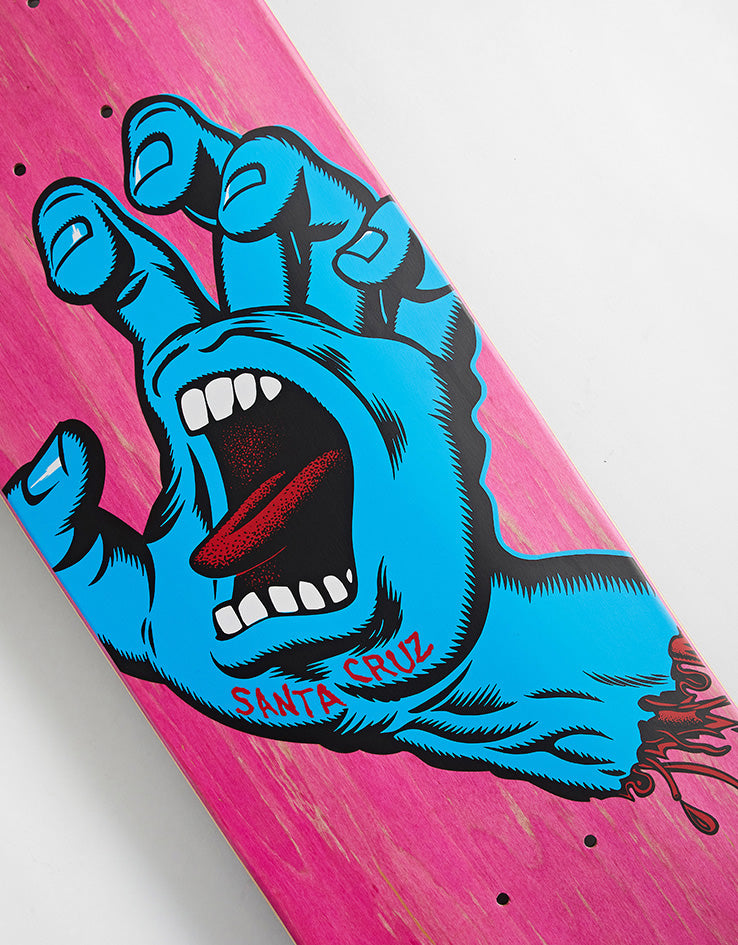 Santa Cruz Screaming Hand Skateboard Deck - 7.8"