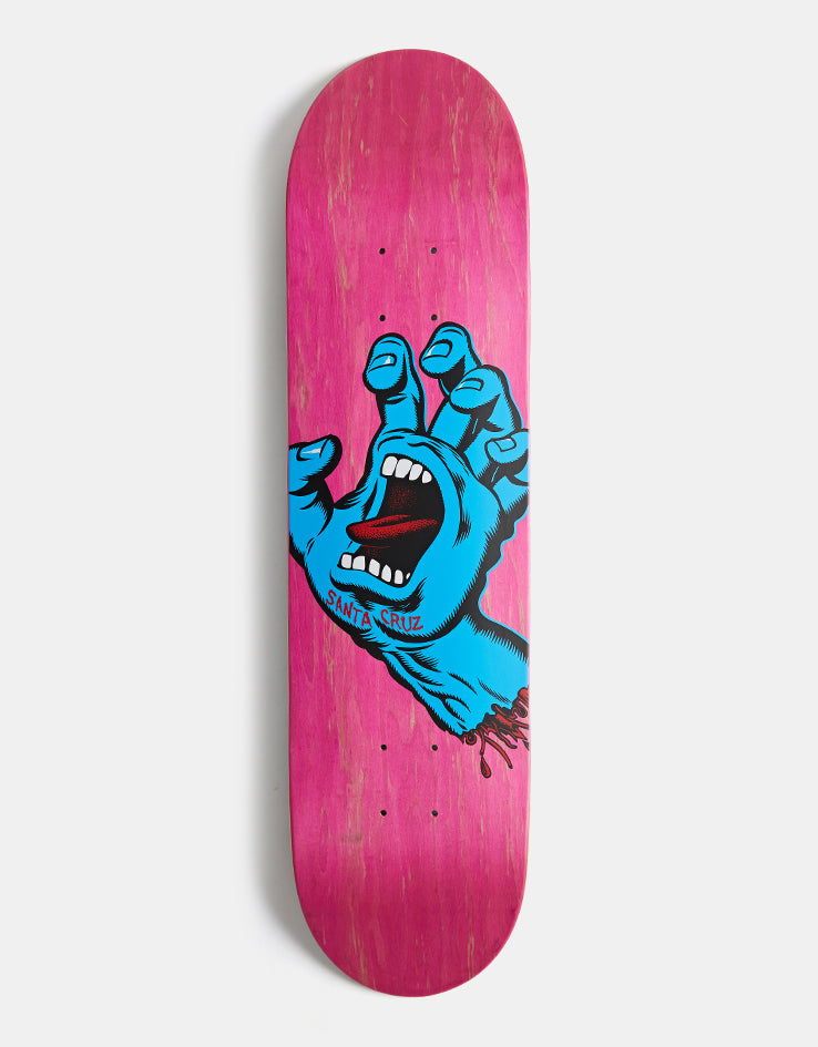 Santa Cruz Screaming Hand Skateboard Deck - 7.8"