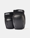REKD Heavy Duty Junior Double Pad Set - Black/Black