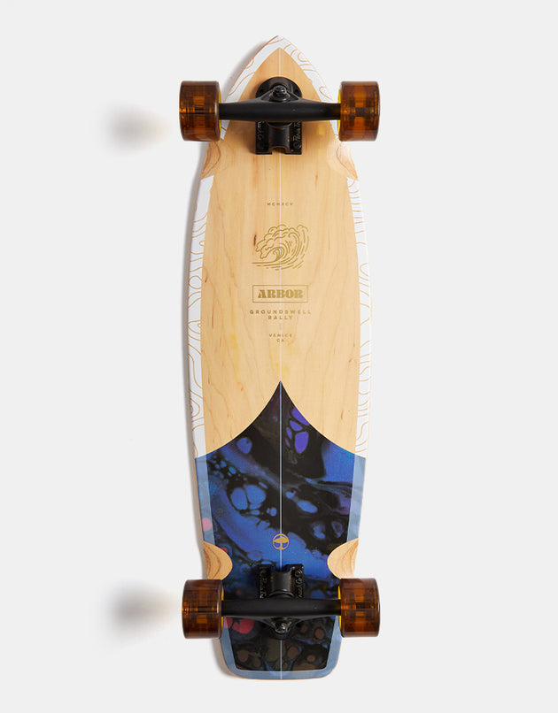 Arbor Groundswell Rally Skateboard Cruiser  - 8.875" x 30.5"