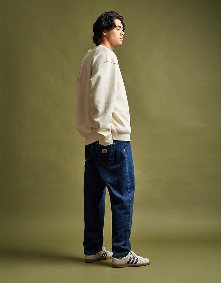 Carhartt WIP Newel Pant - Blue (Stone Washed) | Route One