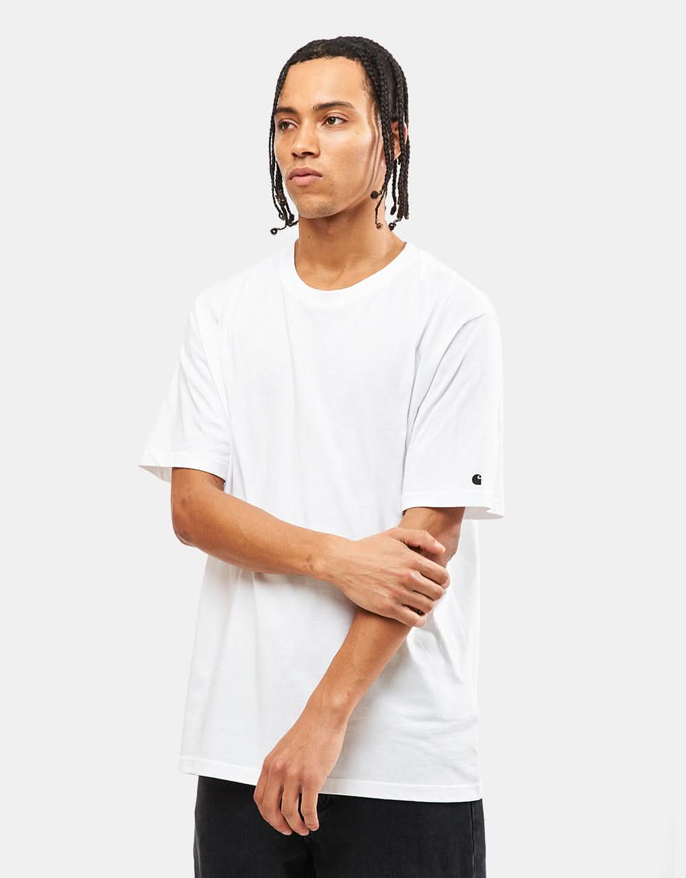 さらに100円引き◆CARHARTT◆S/S BASE T-SHIRT Carhartt WIP S/S Base T-Shirt - White/Black | Route One