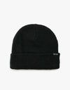 Route One Recycled Fisherman Beanie - Black