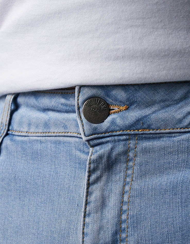 Route One Baggy Denim Jeans - Stone Wash