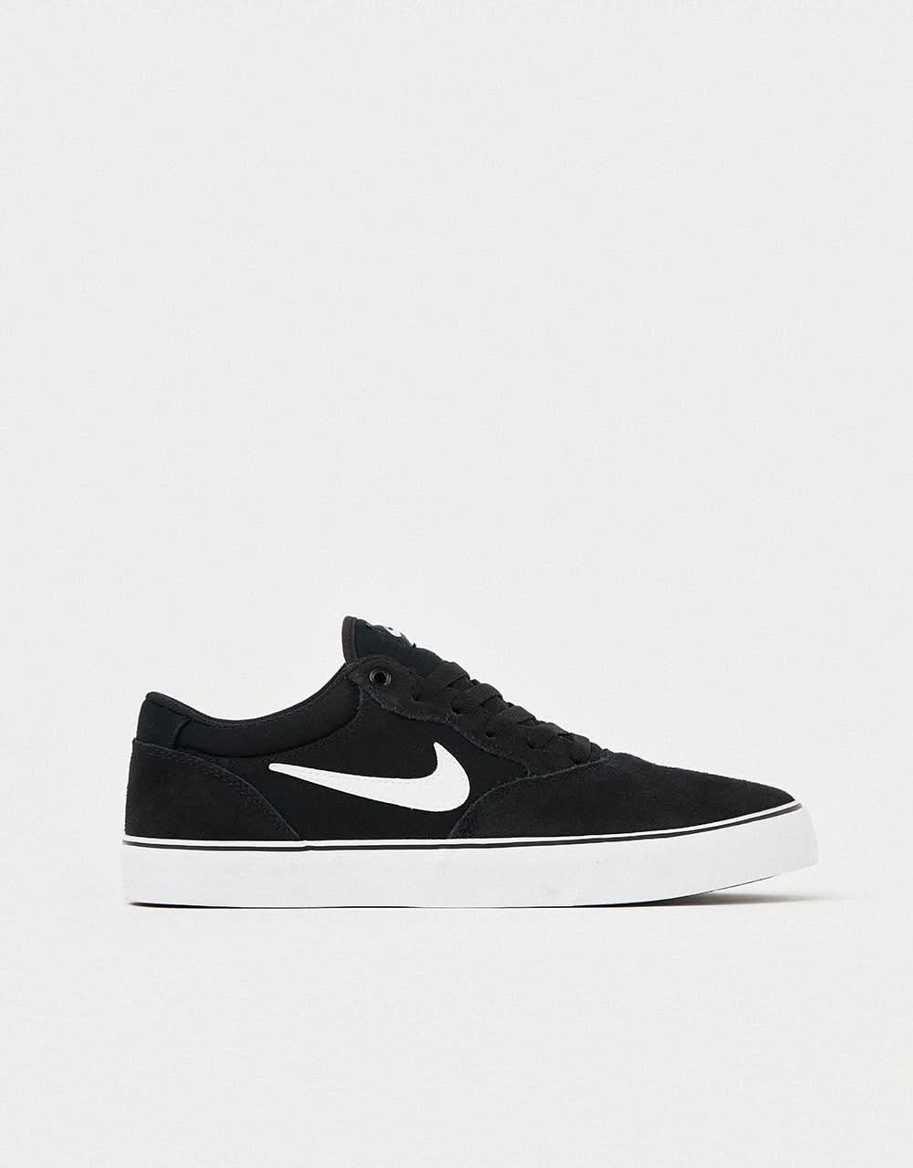 Nike SB Chron Skate Shoes Black/White-Black – Route One