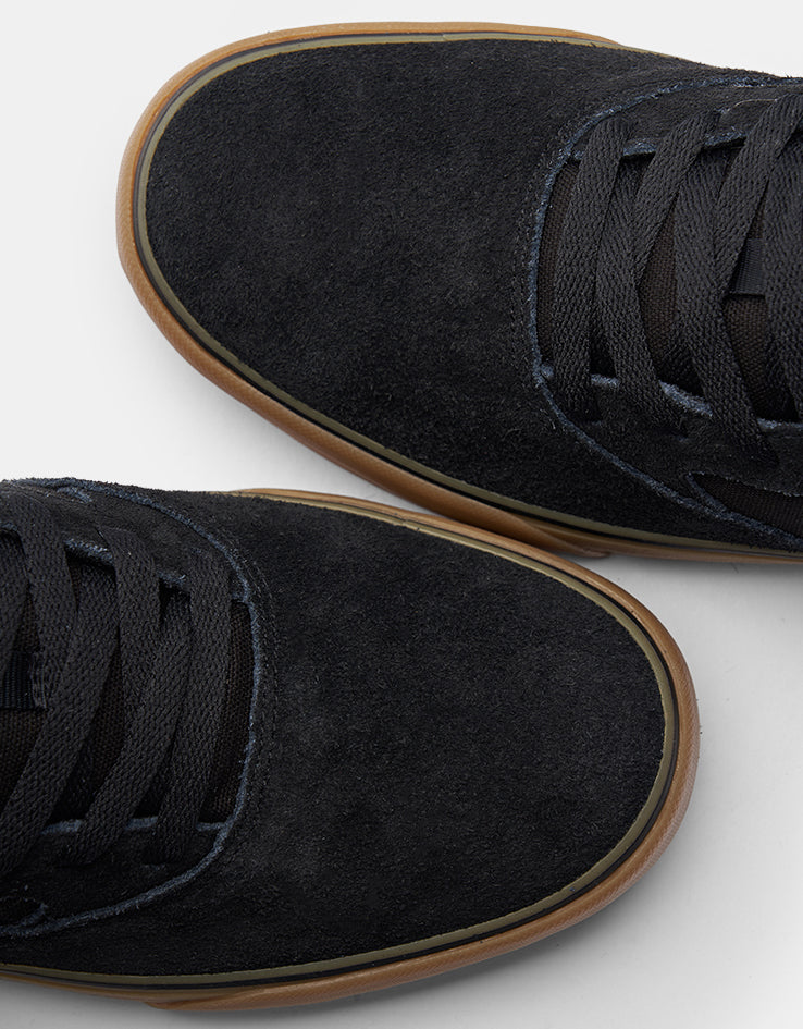 Nike SB Chron 2 Skate Shoes - Black/White-Black-Gum Light Brown