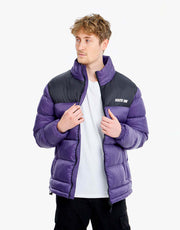 Route One Vostok Puffer Jacket - Moderate Purple/Black
