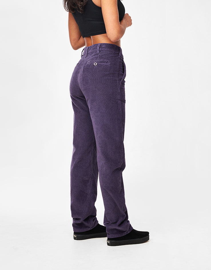 Route One Relaxed Fit Big Wale Cords - Moderate Purple