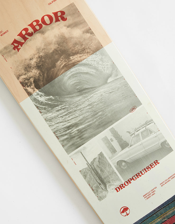 Arbor Photo Dropcruiser Double Drop Longboard - 38" x 9.75"