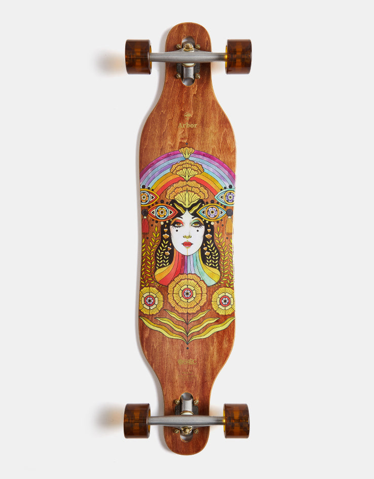 Arbor x B4BC Solstice Axis 37 Drop Through Longboard - 37" x 8.5"
