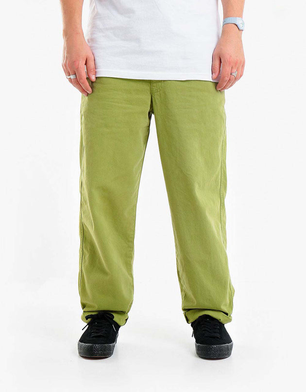 Route One Organic Baggy Pants - Olive