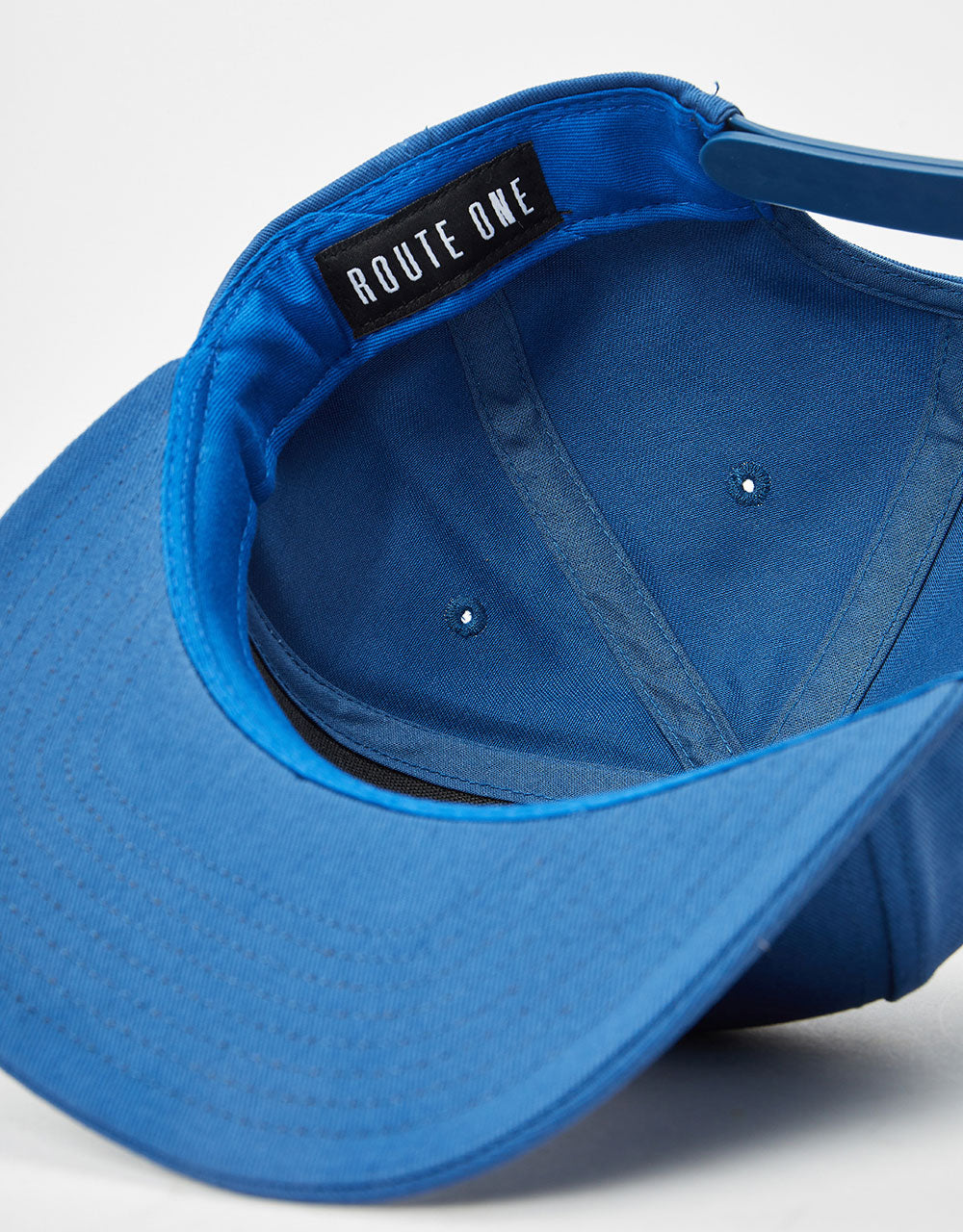 Route One Snapback Cap - Air Force Blue