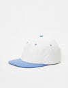 Route One Unstructured Strapback Cap - Natural/Lavender