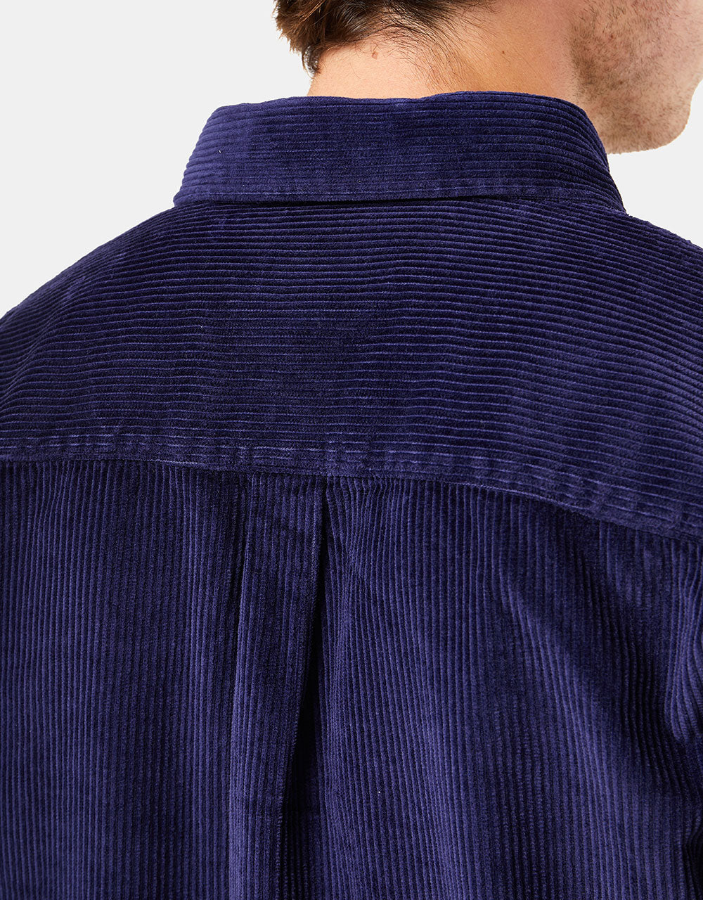 Route One Big Wale Cord Shirt - Navy