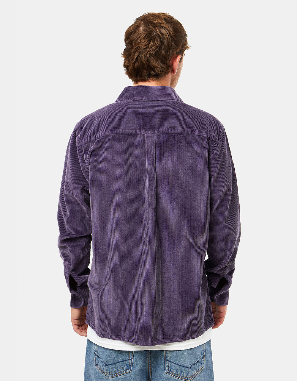 Route One Big Wale Cord Shirt - Moderate Purple