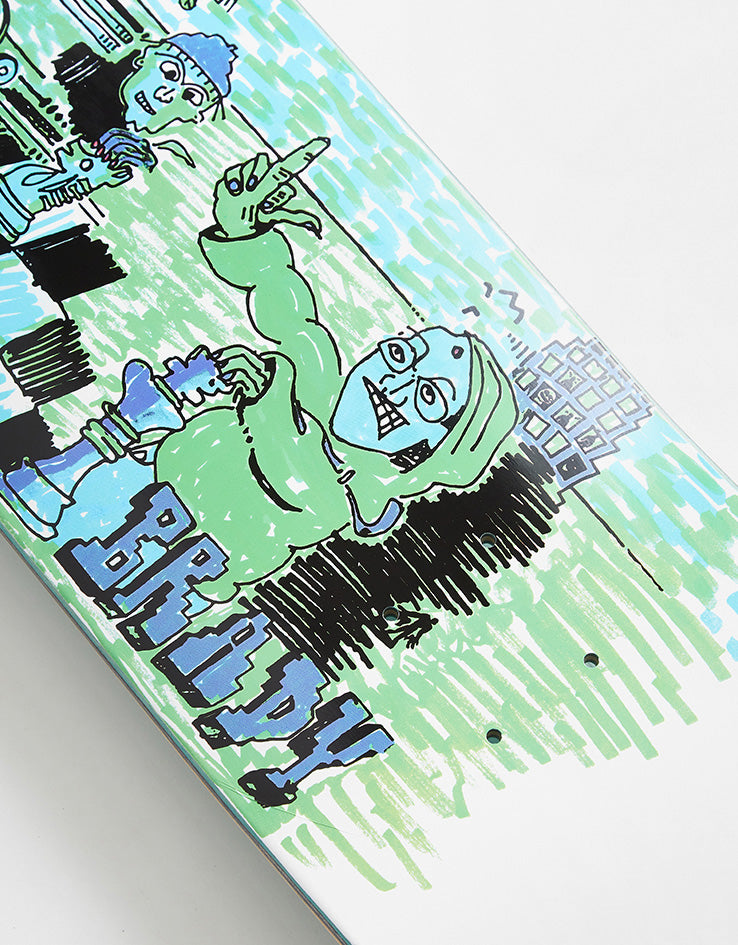Polar Brady Checkmate Skateboard Deck - 8"