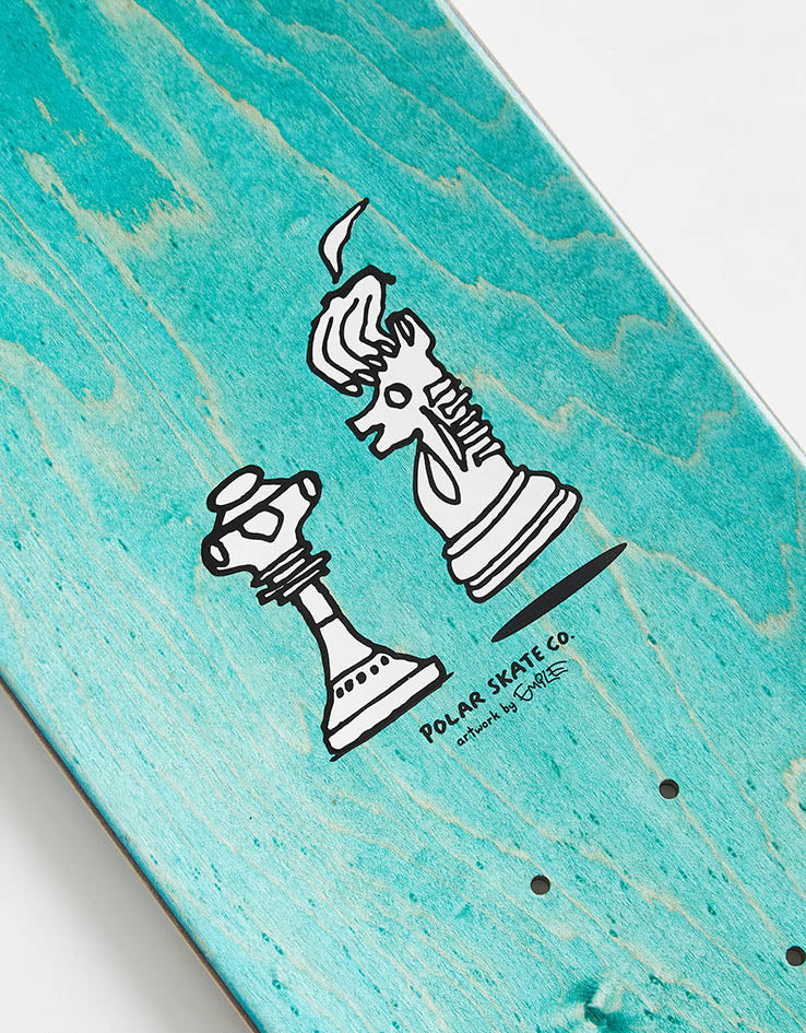 Polar Brady Checkmate Skateboard Deck - 8"