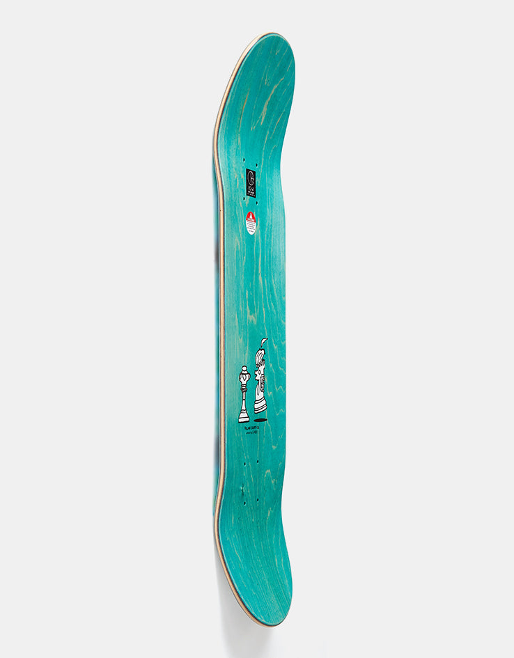 Polar Brady Checkmate Skateboard Deck - 8"