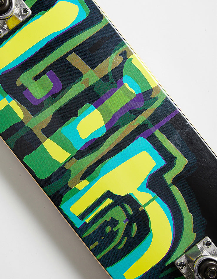 Blind Logo Glitch Green Complete Skateboard - 7.875"