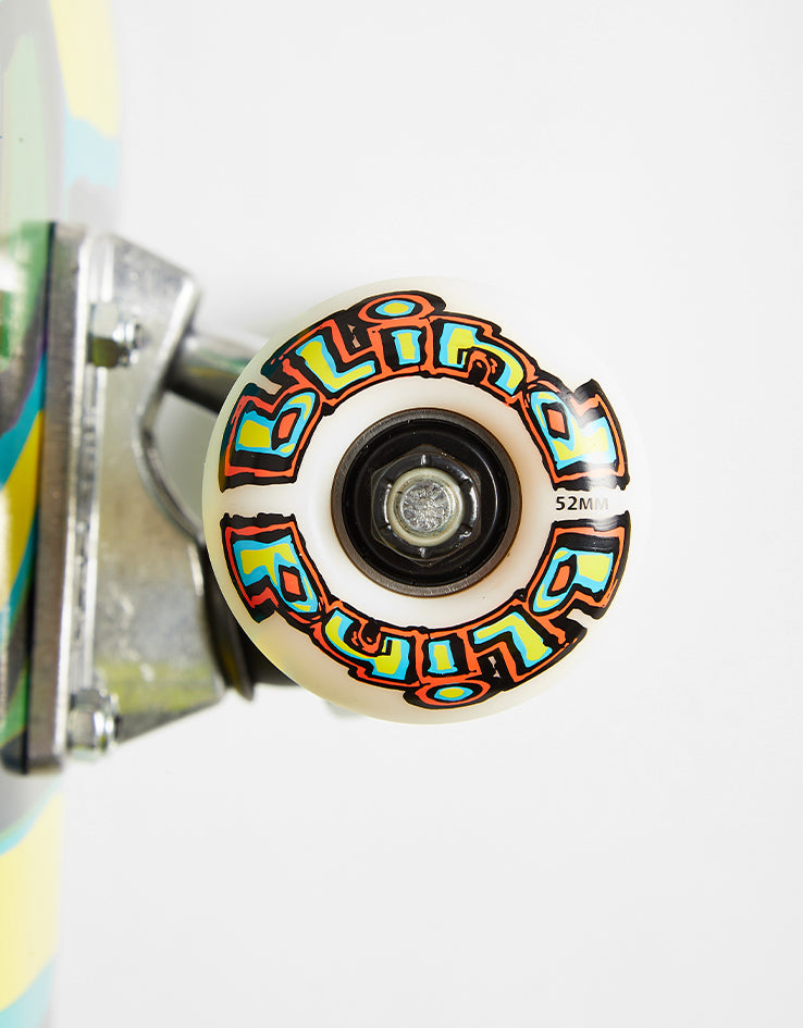 Blind Logo Glitch Green Complete Skateboard - 7.875"