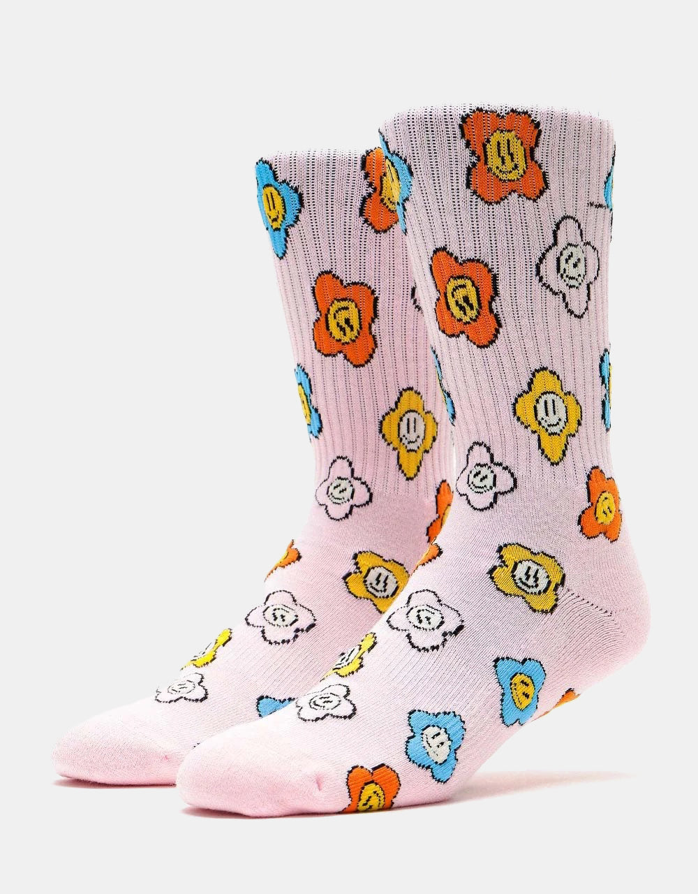 Route One Meadow Socks - Light Pink