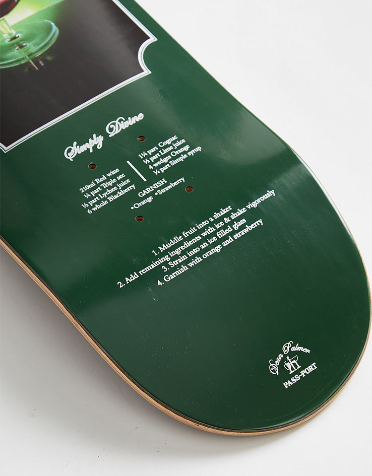 Pass Port Palmer 'Sangria' Cocktail Pro Series Skateboard Deck - 8"