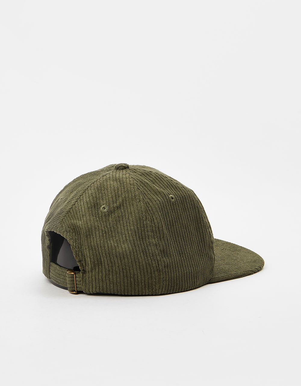 Route One Unstructured Cord 6 Panel Cap - Forest Green