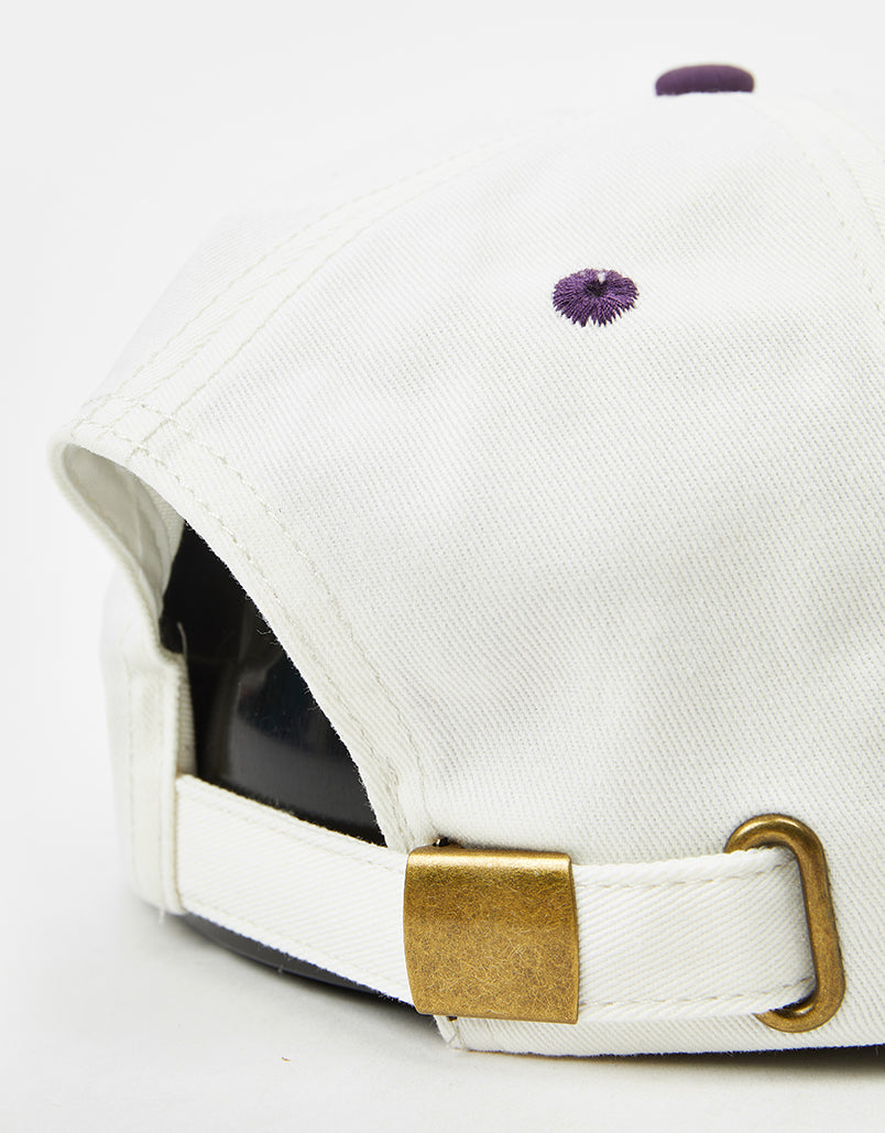 Route One Unstructured Strapback Cap - Raw/Moderate Purple