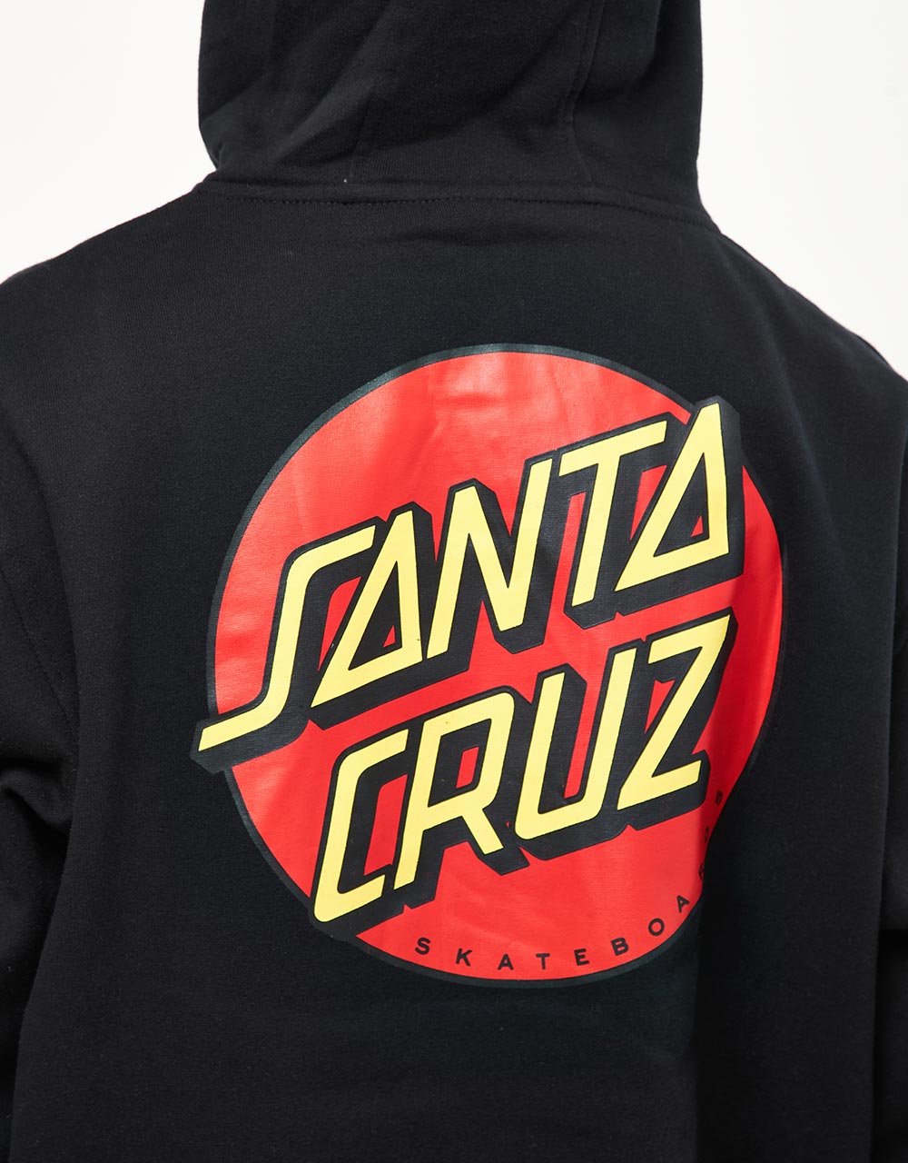 Santa Cruz Classic Dot Chest Pullover Hoodie - Black