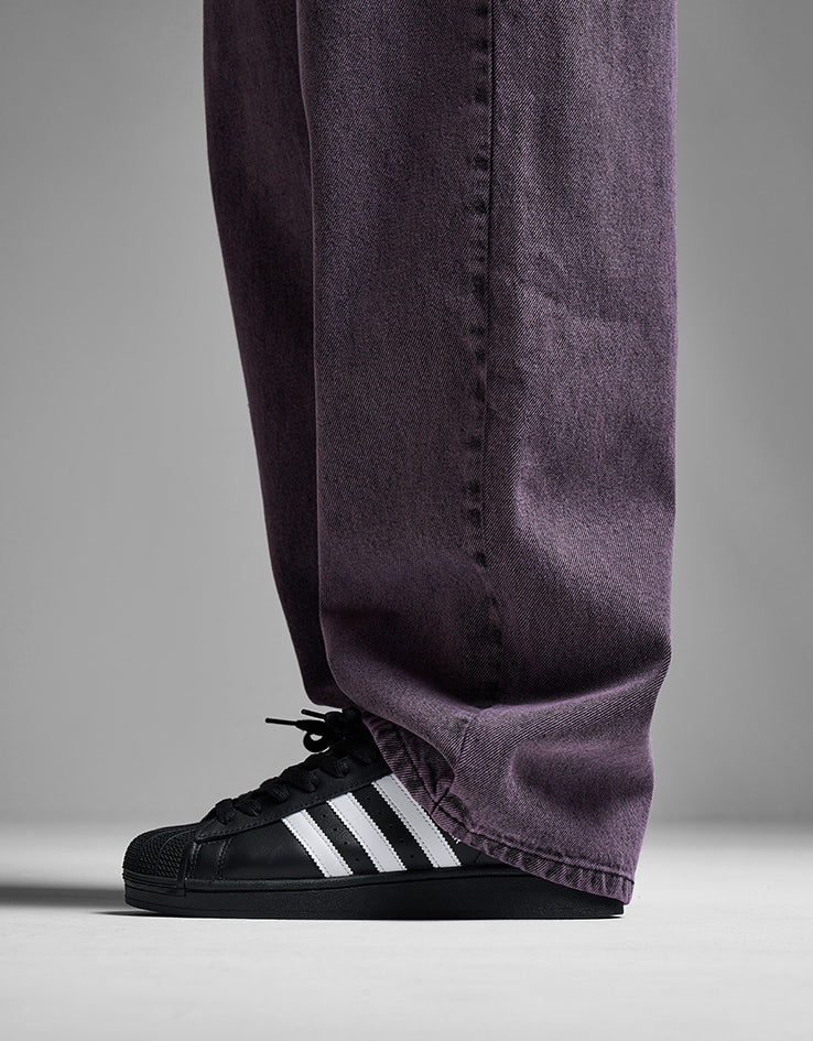 Route One Super Baggy Denim Jeans - Moderate Purple