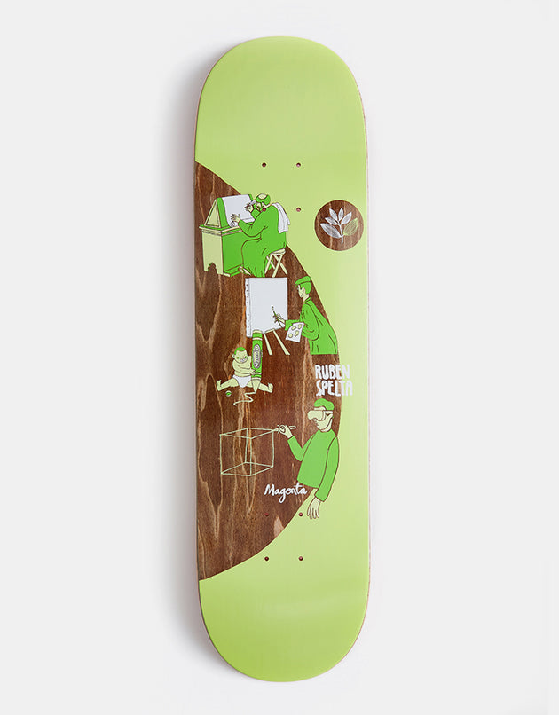 Magenta Spelta Extravision Skateboard Deck - 8.4"