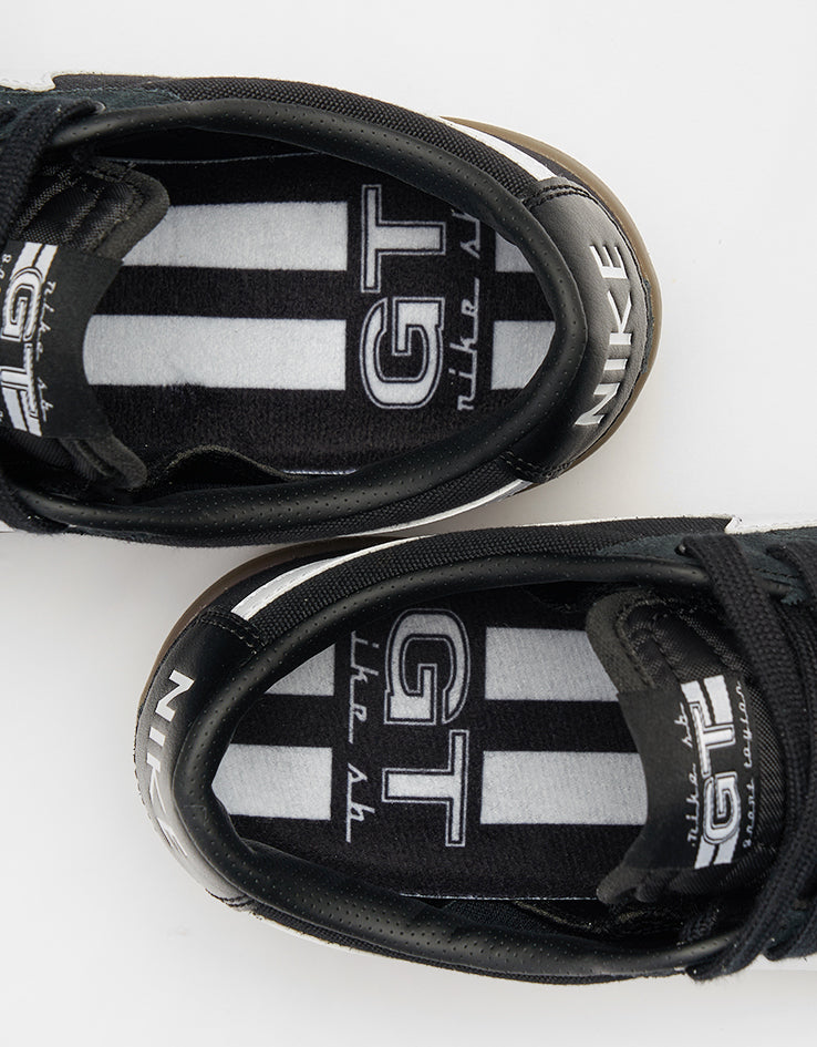 Nike SB Zoom Blazer Low Pro GT Skate Shoes - Black/White-Black