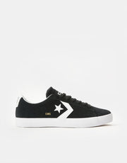 Converse Pro Leather Vulc Skate Shoes - Black/White/White