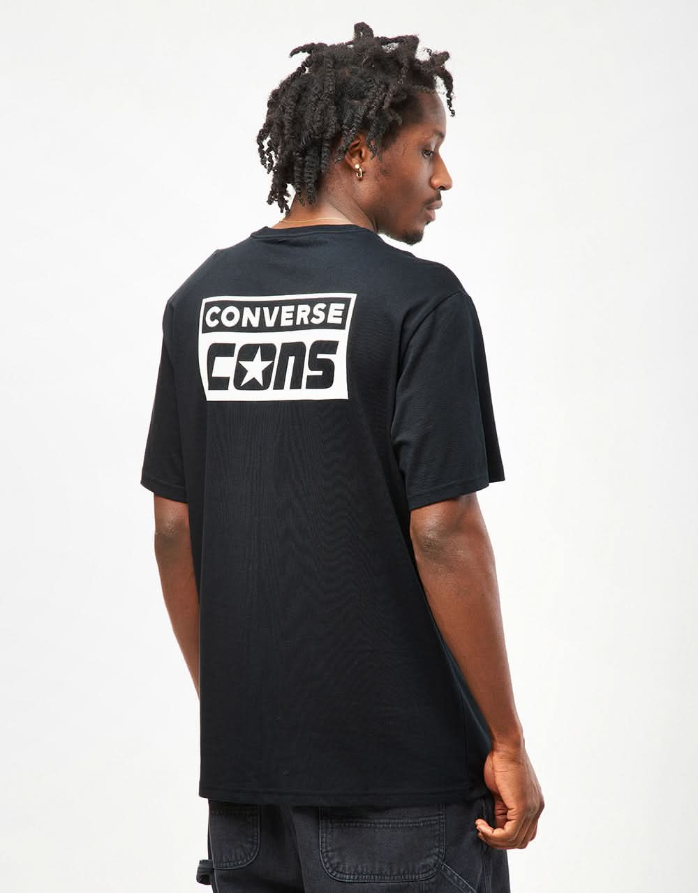 Converse Cons Graphic T Shirt Converse Black Route One