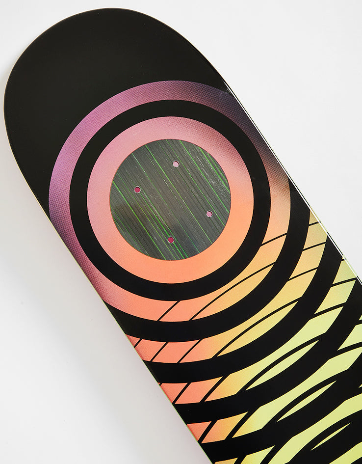 Almost Max Black Blur Impact Support Skateboard Deck - 8"