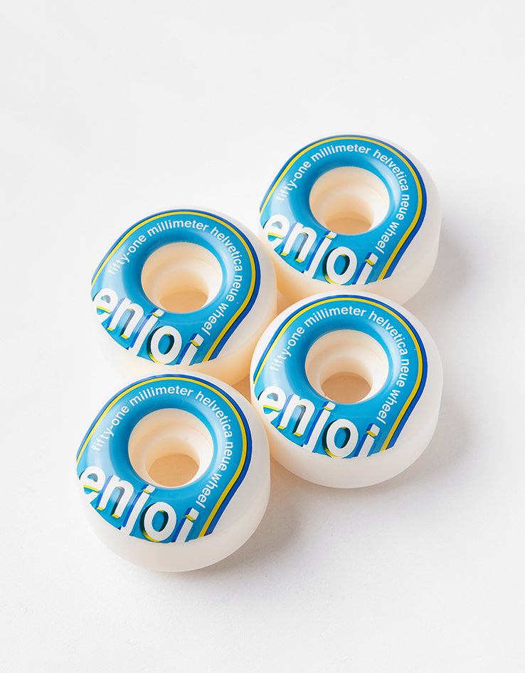 Enjoi Helvetica Neue 99a Skateboard Wheels - 51mm