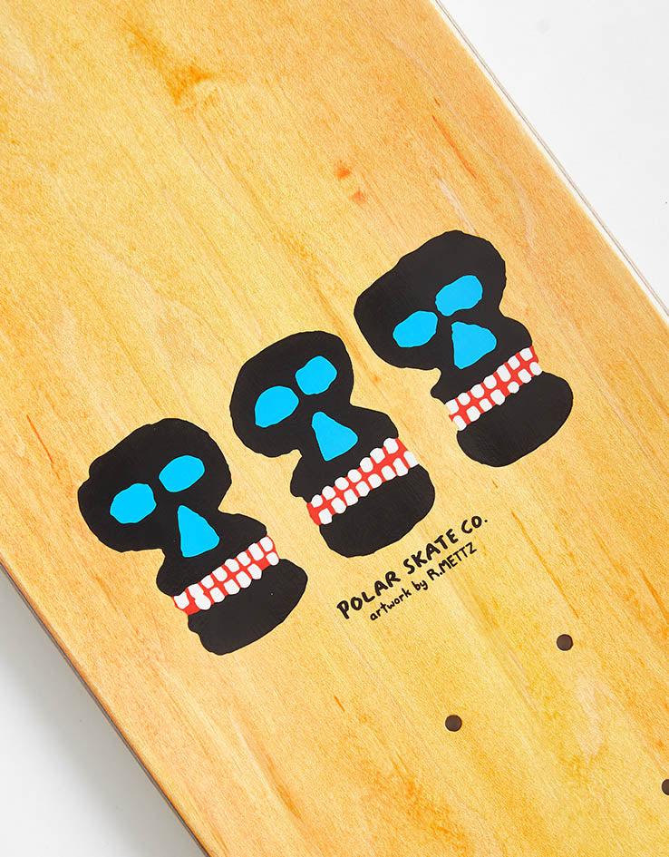 Polar Rozenberg World Domination Skateboard Deck - 8.25" (w/ Wheel Wells)