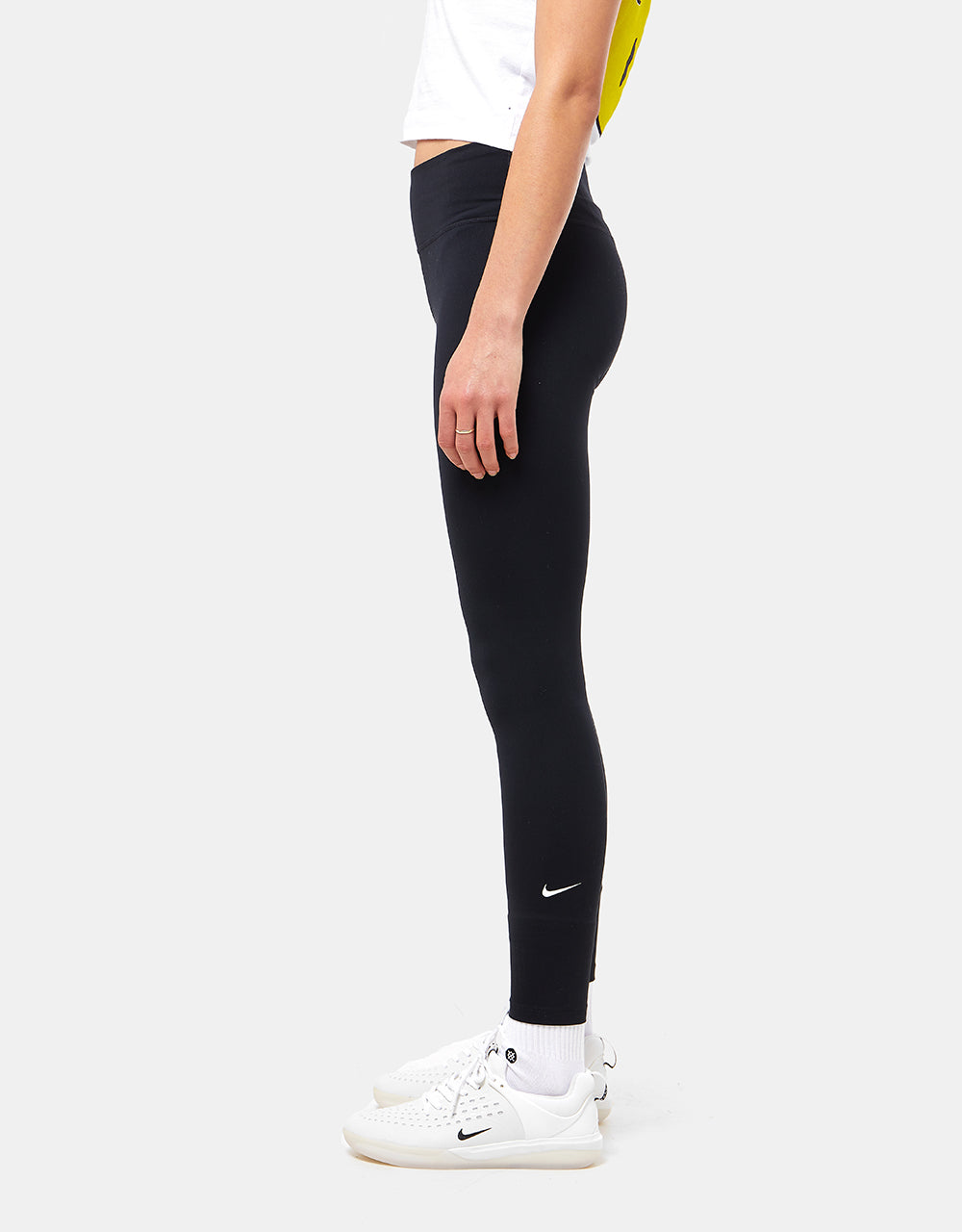 Nike SB Womens Dri-Fit One Mid-Rise Leggings - Black/White – Route One