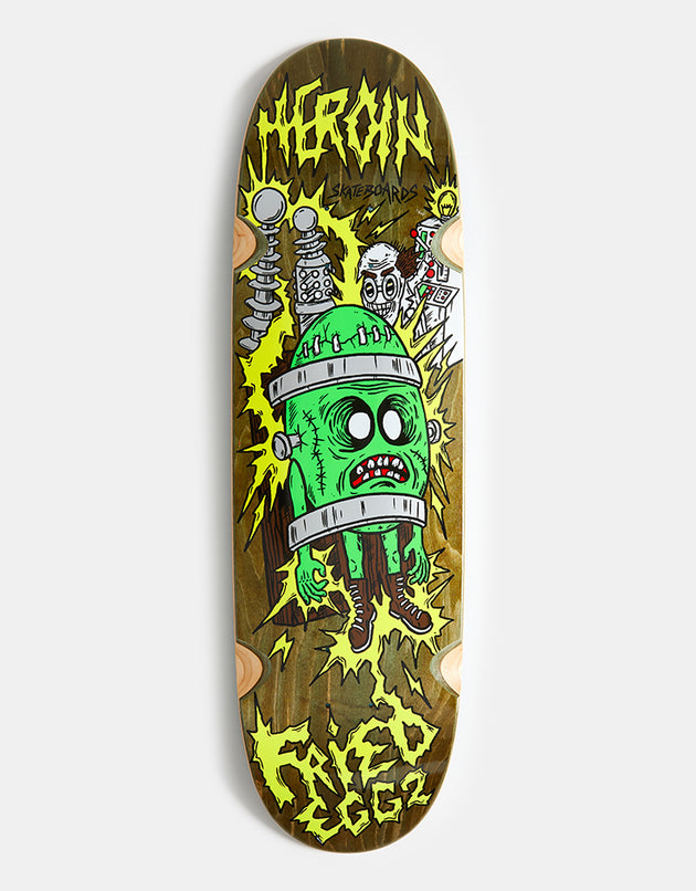 Heroin Fried Egg II Skateboard Deck - 8.9"