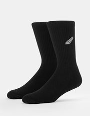 Route One Curb Crew Socks - Black