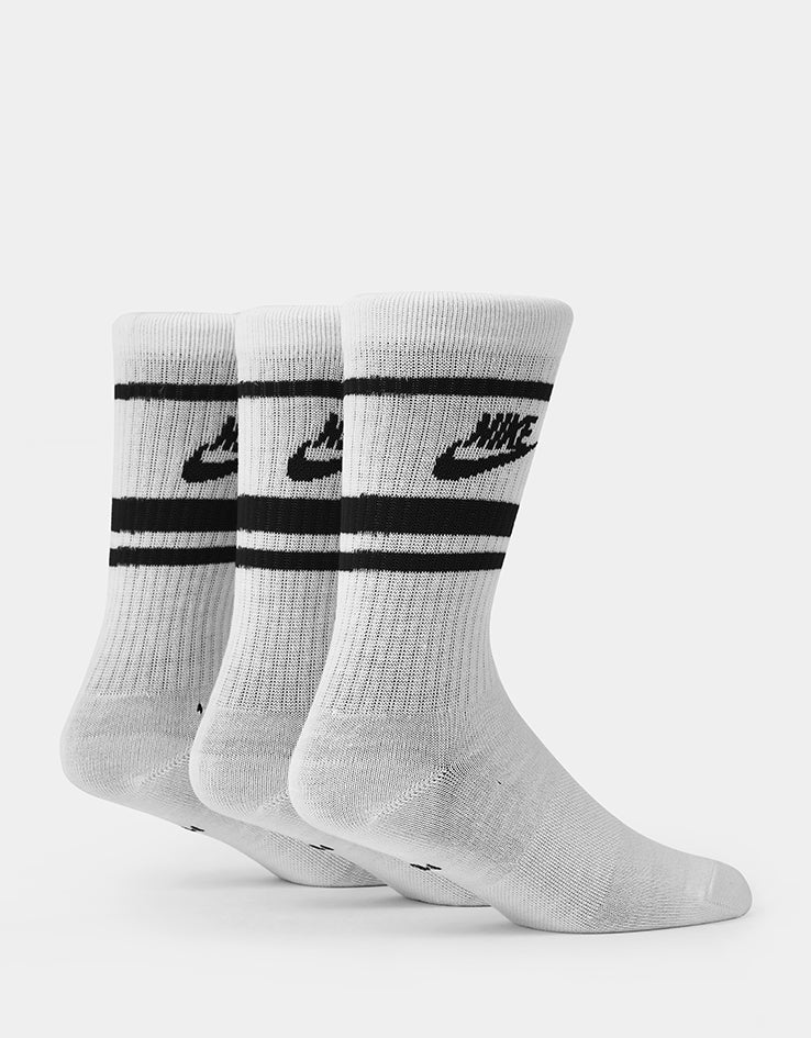 long nike socks black and white