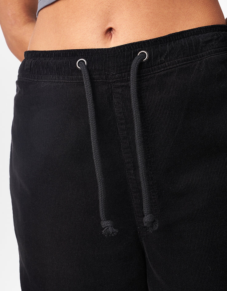 Route One Classic Cord Beach Pants - Black