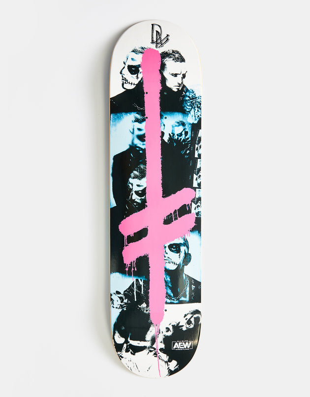 Deathwish x Darby Allin x AEW Gang Logo Skateboard Deck - 8"