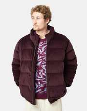 Route One Corduroy Puffer Jacket - Port