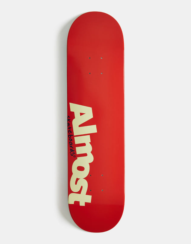 Almost Most Red Skateboard Deck - 8"