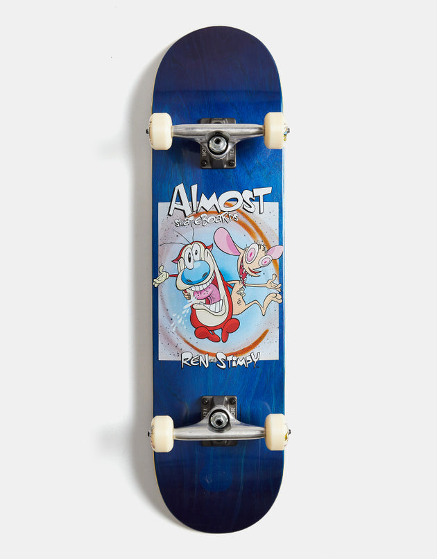 Almost x Ren & Stimpy Boxed Premium Complete Skateboard - 8"